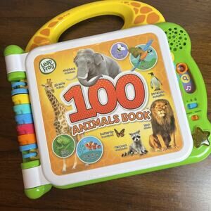 Leap Frog 100 Animals Bilingual Learning Book English/Spanish for 18M+ Education